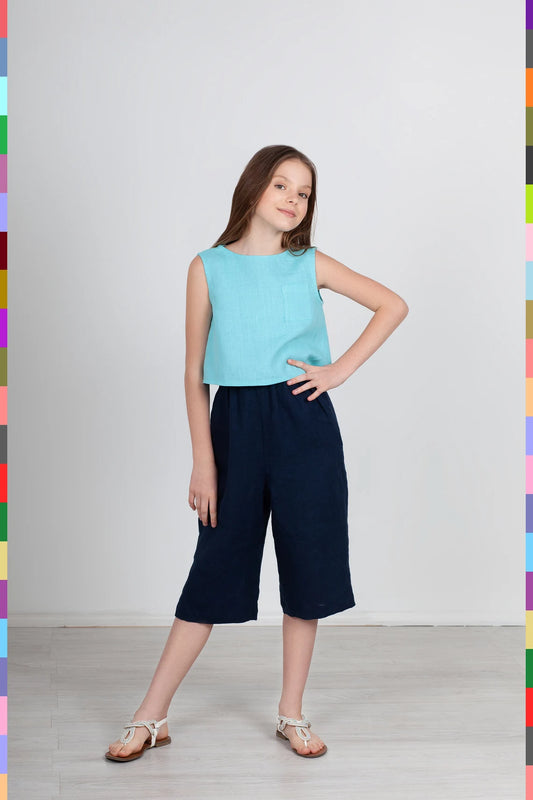 Linen kids top