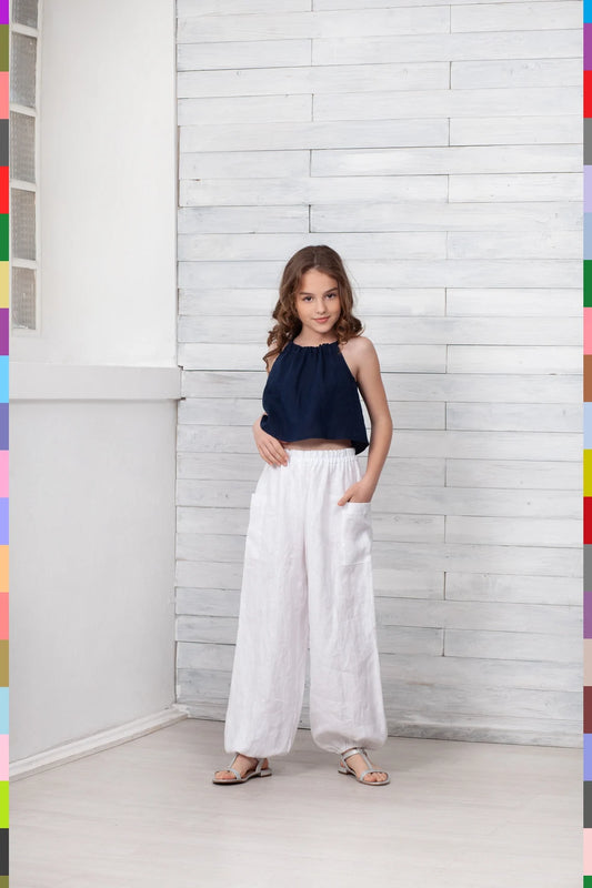 Linen kids top