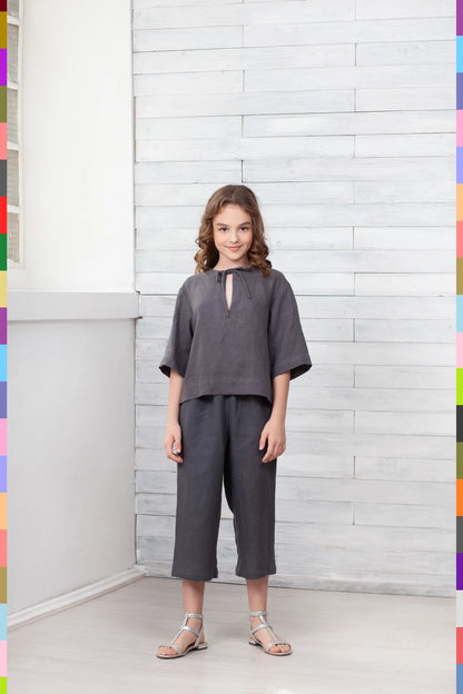 Linen kids top