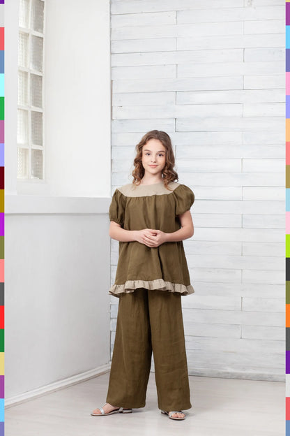 Linen kids top