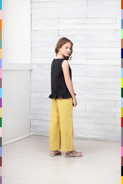 Linen kids top