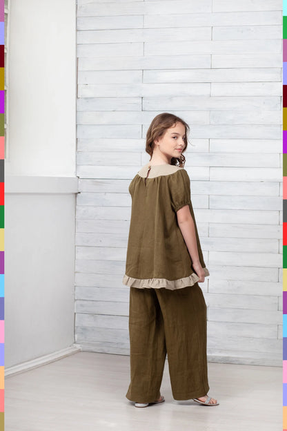 Linen kids top