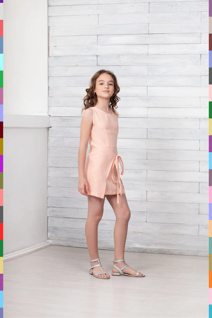 Linen kids dress