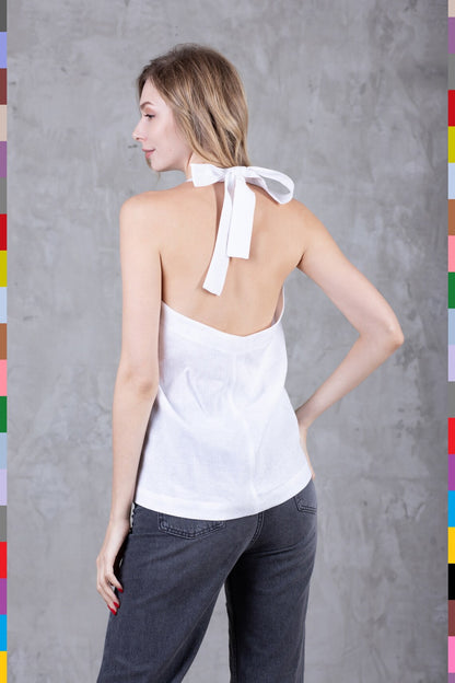 Linen women top